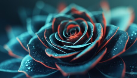 蓝色妖姬的神秘绽放