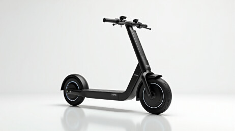 极简风电动滑板车