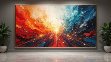 宇宙星河的绚丽绽放