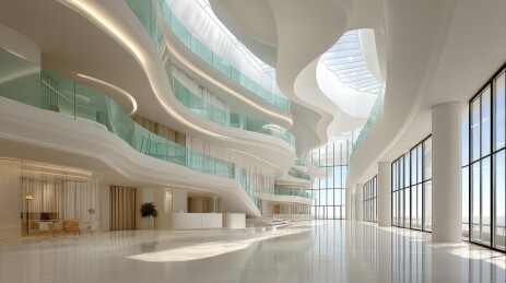 现代建筑的内部艺术空间