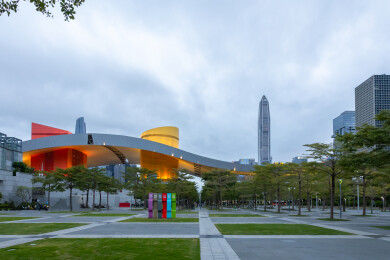 广东深圳市中民中心都市风光