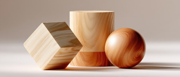 木质几何形状