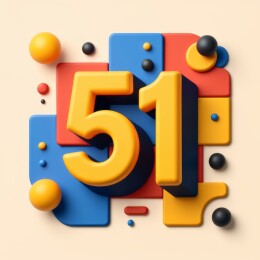 创意数字51设计