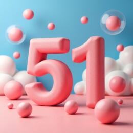 粉色数字的甜蜜梦境