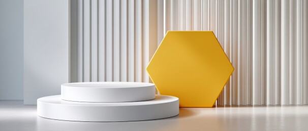 现代简约风格展示台