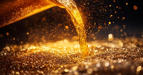 金属溶液浇筑场景