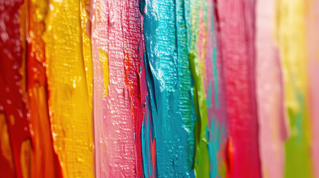 店内出售的彩色织物全画幅