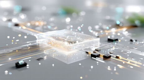 未来科技电路板的光影展现