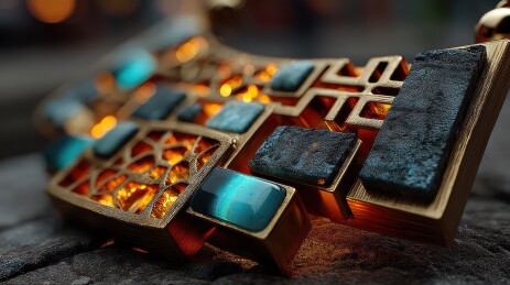 神秘宝石镶嵌装饰品