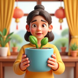 萌娃守护希望之芽