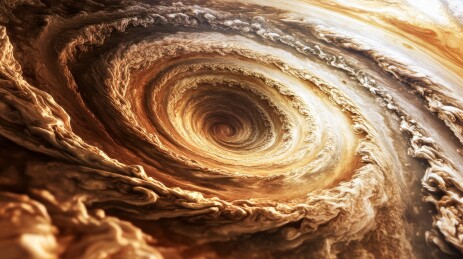气态巨行星的震撼纹理