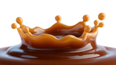 喷溅的咖啡热饮插图