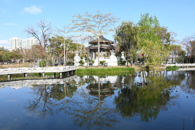 广东惠州西湖景区丰渚园
