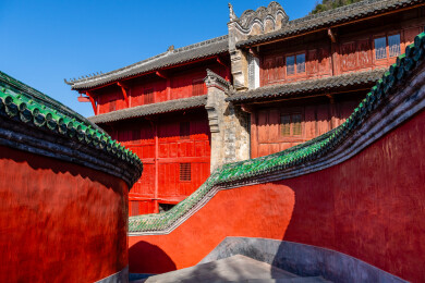 中国道教圣地大岳武当山的太子坡