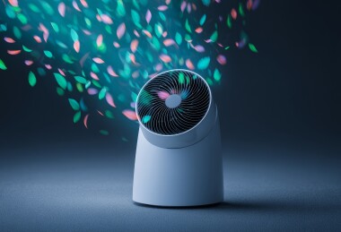 静音循环扇叶净化空气