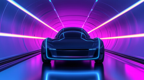 电动概念车前视设计