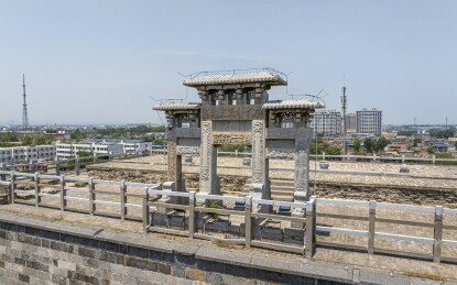 河南省新乡市卫辉市望京楼航拍