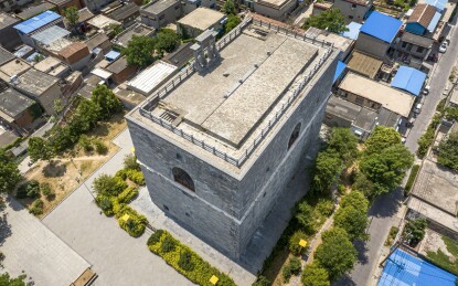 河南省新乡市卫辉市望京楼航拍