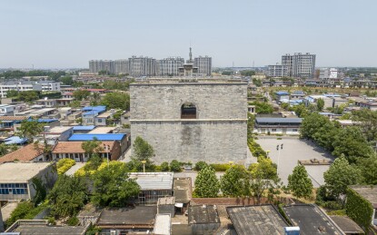 河南省新乡市卫辉市望京楼航拍