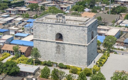 河南省新乡市卫辉市望京楼航拍