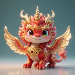 貔貅天禄招财神兽3D模型建模