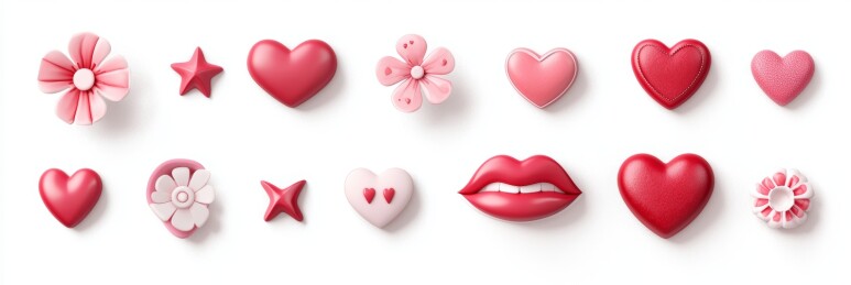 爱心图案浪漫情感场景