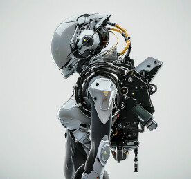 赛博机甲角色头像