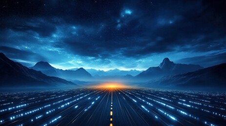 山峦间的数字高速公路