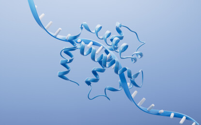 生物医学蛋白质与DNA基因三维渲染