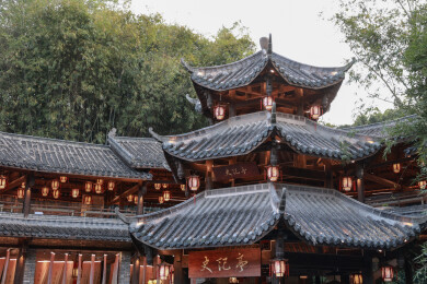 深圳二十四史书院宫灯