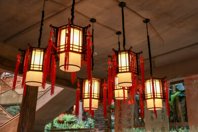 深圳二十四史书院宫灯