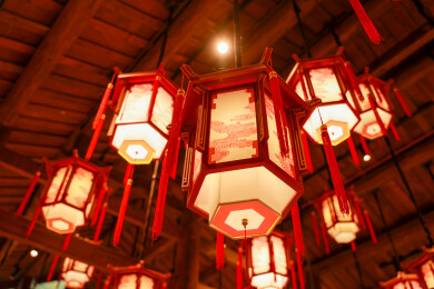 深圳二十四史书院宫灯