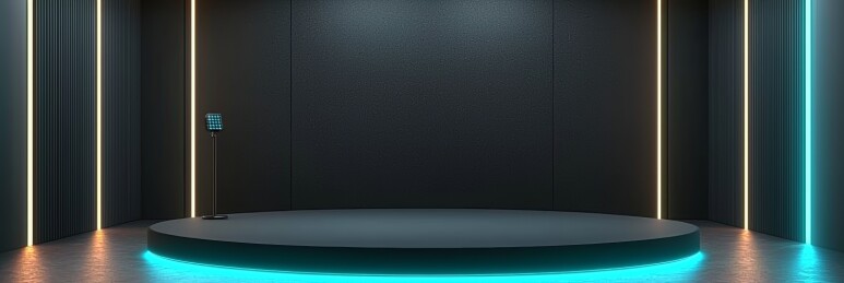 舞台炫光感演艺表演场景