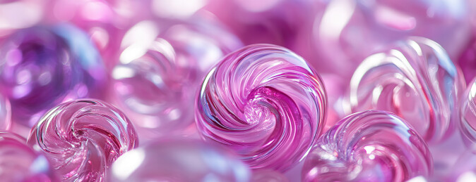 粉红色花朵的全帧拍摄