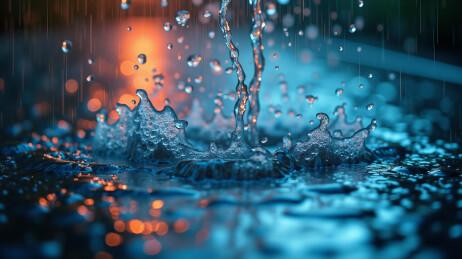 水珠水滴瞬间抓拍