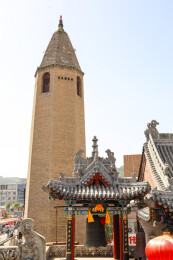 山西省吕梁市柳林县，双塔寺内的东塔
