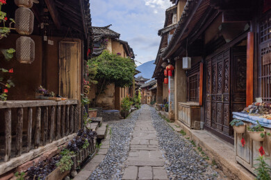 云南大理剑川县沙溪古镇景观