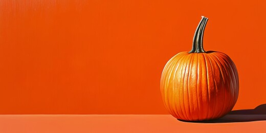 南瓜灯恐怖风万圣节场景