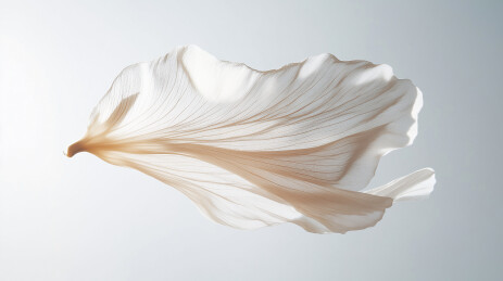 空中漂浮的花瓣