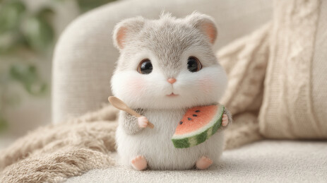 可爱萌宠动物插画