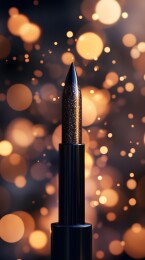 灯光下闪耀的眼线笔