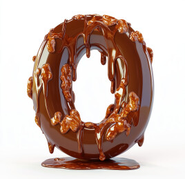 巧克力组成的数字