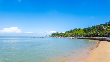 广东珠海情侣路海景