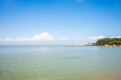广东珠海情侣路海景
