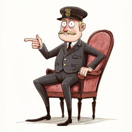 欧洲人物钢笔淡彩插画