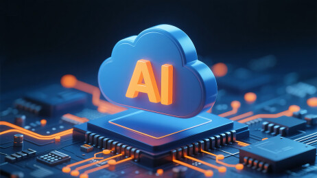 科技未来云盘图标背景