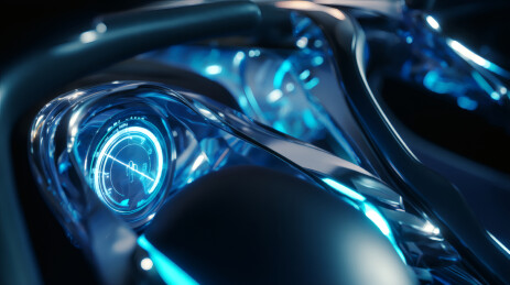 未来座舱科技蓝光仪表盘