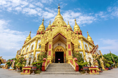 中国云南德宏芒市勐焕大金塔