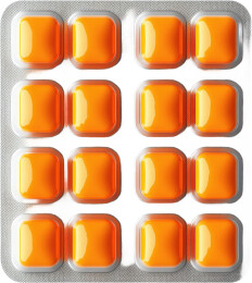 橘色硬糖包装盒