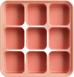 九格硅胶食品储藏托盘